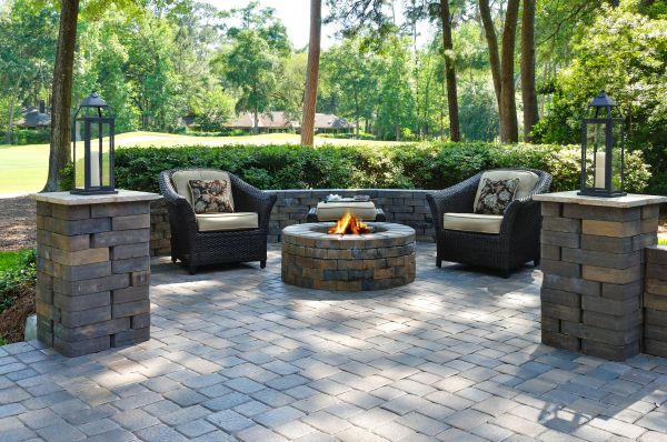 Fire Pit Installation in Alexandria