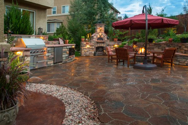 Stone Patio Construction in Alexandria