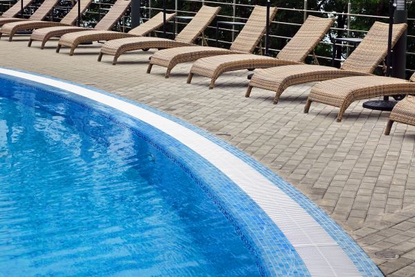 Cost of Poolside Hardscaping in Alexandria